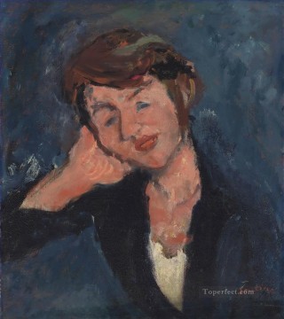 有名な要約 Painting - ポーランド人女性チャイム・スーティン表現主義
